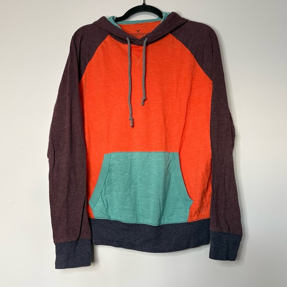 American Eagle Outfitters Other - American Eagle Outfitters Men’s Colour Block Pullover Hoodie/Sweatshirt Size S